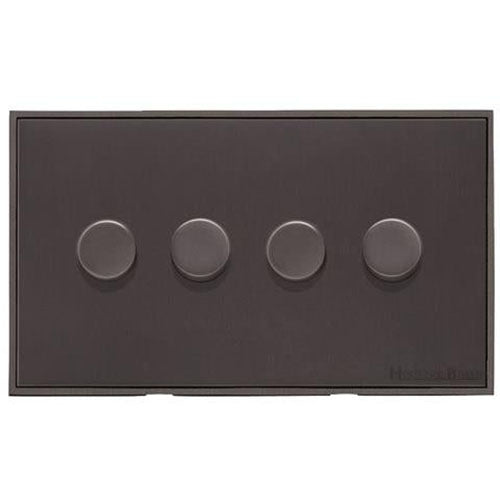 Executive Range-Matt Bronze-4 Gang Dimmer (250 watts)