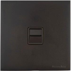 Windsor Range Dark Antique Bronze Switches & Sockets WN95 - 1 Gang Master Line Socket by Heritage Brass By M-Marcus