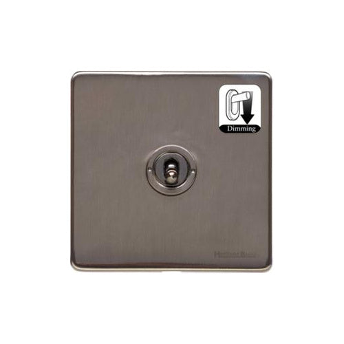 Studio Range Polished Bronze Switches & Sockets, Y07 - 1 Gang Dimming Toggle Switch by Heritage Brass By M-Marcus