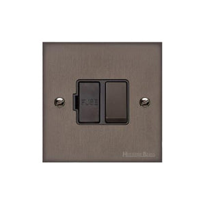 Heritage Brass Stylist Bronze Low Profile Plate - Square Edge - Switched Spur (13 Amp) -Type RL9 by Heritage Brass By M-Marcus