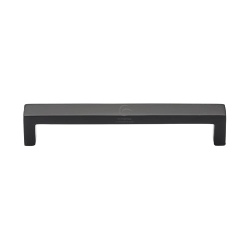 Matt Black Iron Wide Metro Cabinet Pull Handle by M Marcus - Heritage Brass