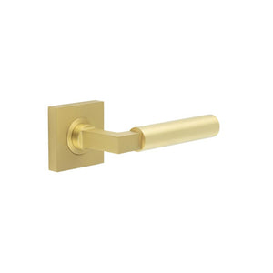 Burlington, Burlington Westminster Door Handles Square Plain, Door Handles, Lever On Rose, Lever On Square Rose