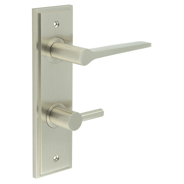 Burlington, Burlington Knightsbridge Door Handle Din Bathroom Backplate & Turn & Release -Inner 3, Door Handles, BathroomDin Backplate  & Turn & Release 3