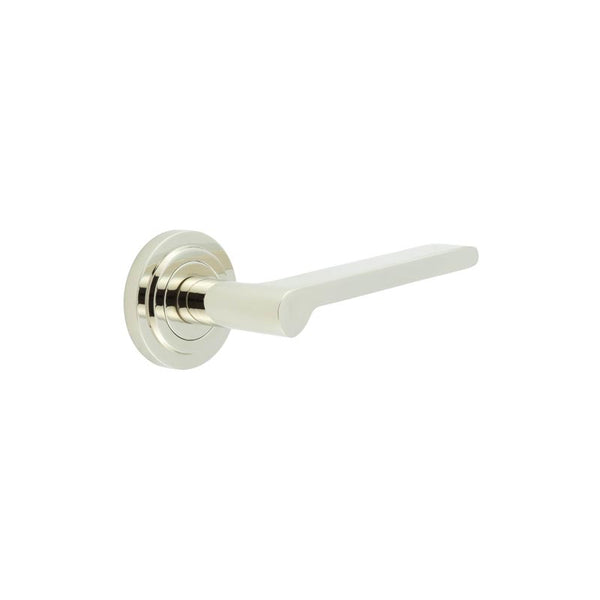 Burlington, Burlington Fitzrovia Door Handles with Stepped Rose, Door Handles, Lever On Rose