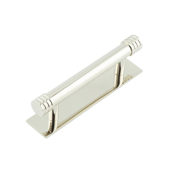 Hoxton, Hoxton Hoxton Sturt Cabinet Handles 96mm Ctrs Plain Backplate, Cabinet Hardware, Cabinet Pull Handles