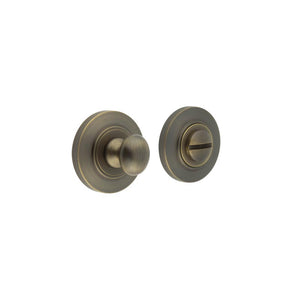 Burlington, Burlington Turns & Releases Inner 1 with Chamfered Rose, Door Handles, Bathroom Backplate  & Turn & Release 1