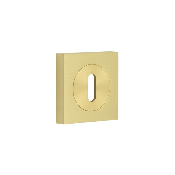 Burlington, Burlington Standard Keyway Escutcheons with Square Plain Rose, Escutcheons, Burlington Standard Keyway Escutcheons Square Plain Rose, Standard Keyway Escutcheons Square Plain Rose