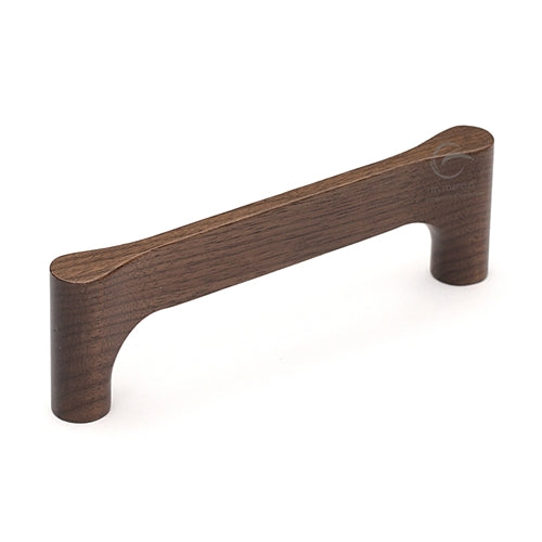 Wooden Gio Cabinet Pull Handle by M Marcus - Heritage Brass