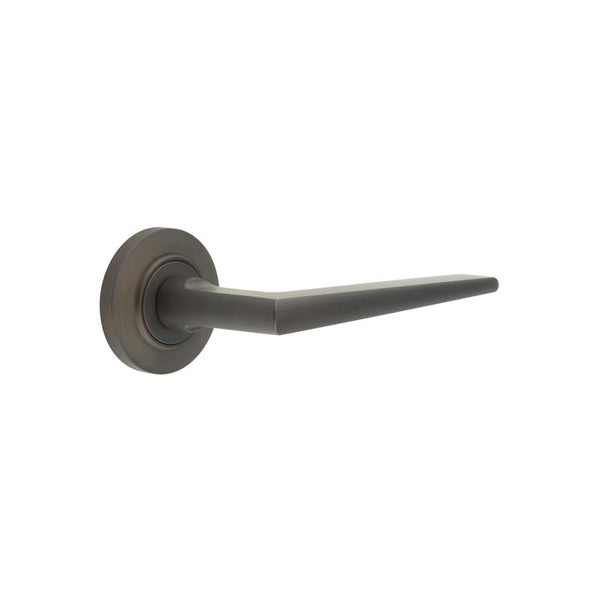 Burlington, Burlington Mayfair Door Handle with Chamfered Rose, Door Handles, Lever On Rose