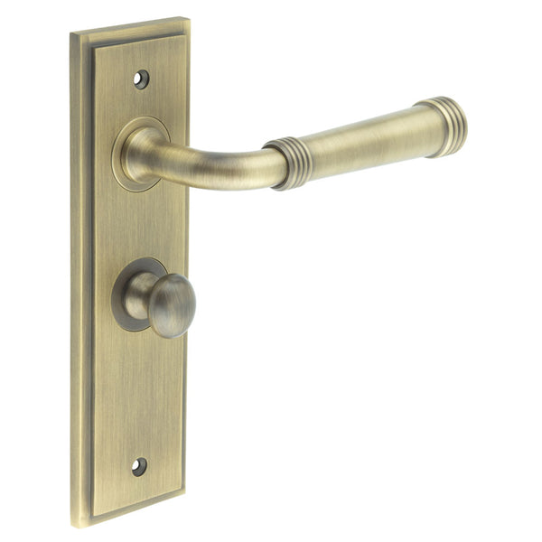 Burlington, Burlington Highgate Door Handle Bathroom Backplate & Turn & Release -Inner 1, Door Handles, Bathroom Backplate  & Turn & Release 1