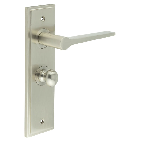 Burlington, Burlington Knightsbridge Door Handle Bathroom Backplate & Turn & Release -Inner 1, Door Handles, Bathroom Backplate  & Turn & Release 1, Burlington Knightsbridge Door Handle Bathroom Backplate  & Turn & Release 1