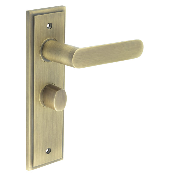 Burlington, Burlington Kensington Door Handle Bathroom Backplate & Turn & Release -Inner 2, Door Handles, Bathroom Backplate  & Turn & Release 2