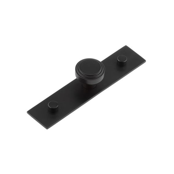 Hoxton, Hoxton Cropley Cupboard Knobs 30mm Plain Backplate, Cabinet Hardware, Cabinet Knobs