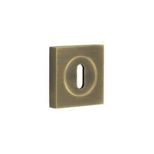 Burlington, Burlington Standard Keyway Escutcheons with Square Plain Rose, Escutcheons, Burlington Standard Keyway Escutcheons Square Plain Rose, Standard Keyway Escutcheons Square Plain Rose