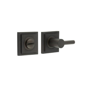 Burlington, Burlington Easy Turn & Release -Inner 3 with Square Stepped Rose, Door Handles, Bathroom Backplate  & Turn & Release 3