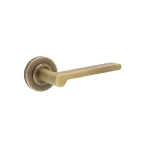 Burlington, Burlington Fitzrovia Door Handles with Plain Rose, Door Handles, Lever On Rose