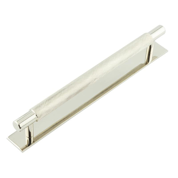 Hoxton, Hoxton Hoxton Taplow Cabinet Handles 224mm Ctrs Plain Backplate, Cabinet Hardware, Cabinet Pull Handles