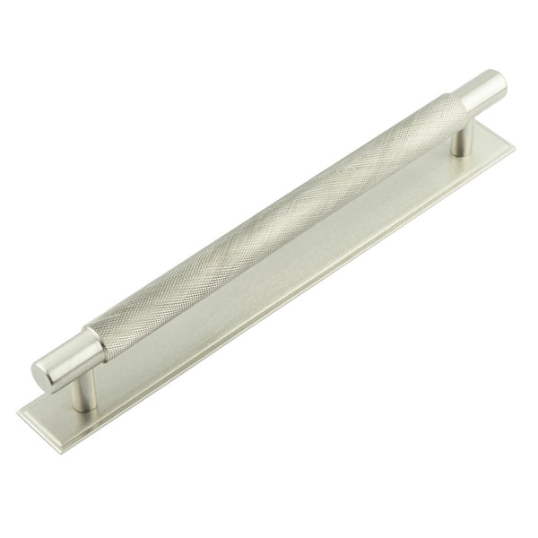 Hoxton, Hoxton Hoxton Taplow Cabinet Handles 224mm Ctrs Stepped Backplate, Cabinet Hardware, Cabinet Pull Handles