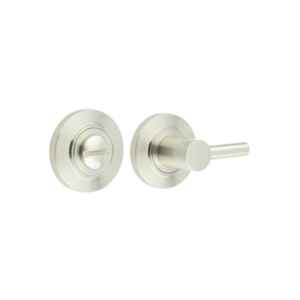 Burlington, Burlington Easy Turn & Release -Inner 3 with Chamfered Rose, Door Handles, Bathroom Backplate  & Turn & Release 3