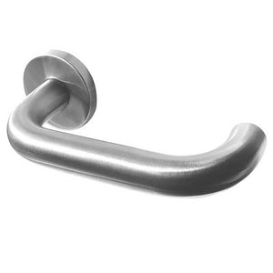 Frelan, Orbit 19mm Door Handle on 5mm Sprung Rose Grade 304 Satin Stainless Steel, Door Handles, 