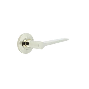 Burlington, Burlington Knightsbridge Door Handle with Chamfered Rose, Door Handles, Lever On Rose