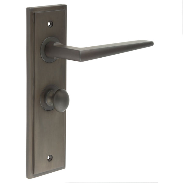 Burlington, Burlington Mayfair Door Handle Bathroom Backplate & Turn & Release -Inner 1, Door Handles, Bathroom Backplate  & Turn & Release 1, Burlington Mayfair Door Handle Bathroom Backplate  & Turn & Release 1