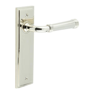 Burlington, Burlington Highgate Door Handle Latch Backplate, Door Handles, Burlington Highgate Door Handle Latch Backplate, Lever On  Latch Backplate