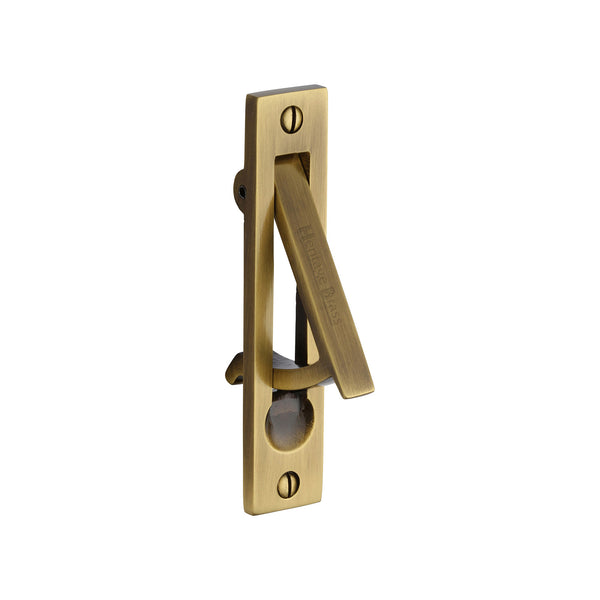 Pocket Door Edge Pull by M Marcus - Heritage Brass