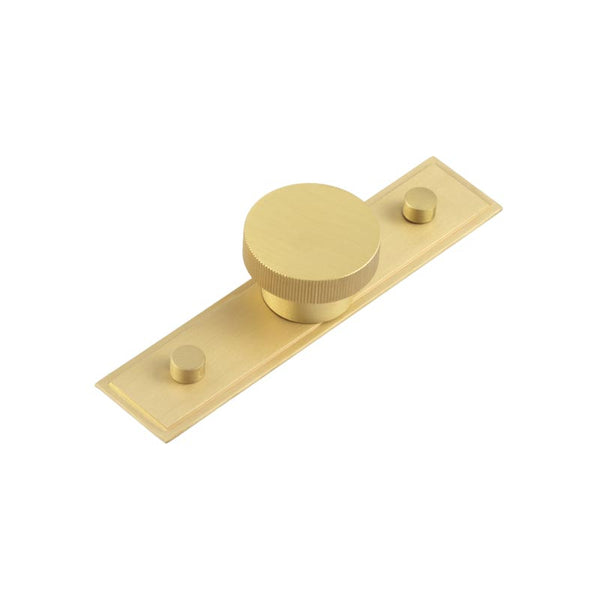 Hoxton, Hoxton Thaxted Cupboard Knobs 40mm Stepped Backplate, Cabinet Hardware, Cabinet Knobs