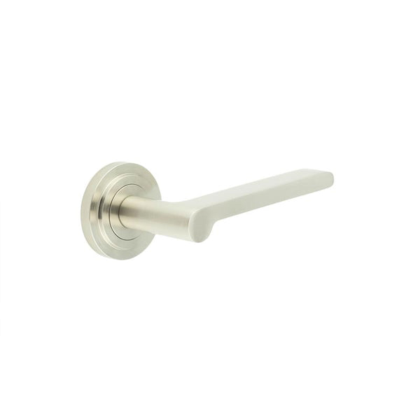 Burlington, Burlington Fitzrovia Door Handles with Stepped Rose, Door Handles, Lever On Rose