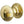 Frelan, Reeded Mortice Door Knob Polished Brass, Door Knobs, Mortice Door Knobs