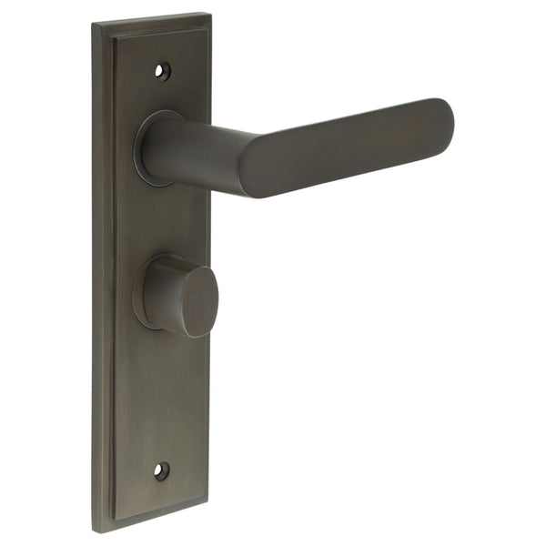 Burlington, Burlington Kensington Door Handle Bathroom Backplate & Turn & Release -Inner 2, Door Handles, Bathroom Backplate  & Turn & Release 2