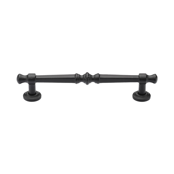 Matt Black Iron Period Cabinet Pull Handle by M Marcus - Heritage Brass