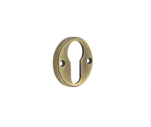 Burlington, Burlington Westbourne Knurled Euro Profile Escutcheon, Escutcheons, Burlington Westbourne Knurled Euro Profile Escutcheon, Knurled Euro Profile Escutcheon