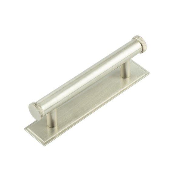 Hoxton, Hoxton Hoxton Wenlock Cabinet Handles 96mm Ctrs Stepped Backplate, Cabinet Hardware, Cabinet Pull Handles