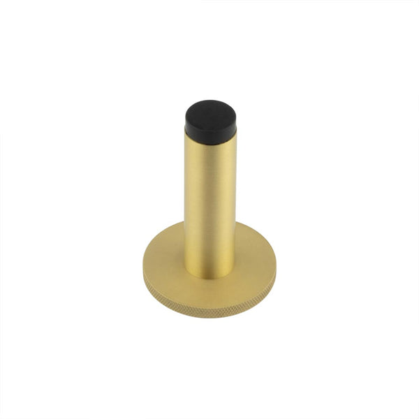 Burlington, Burlington Plain Wall Mounted Door Stops with Knurled Rose, Door Stops, Door Stops