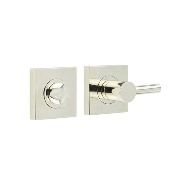 Burlington, Burlington Easy Turn & Release -Inner 3 with Square Plain Rose, Door Handles, Bathroom Backplate  & Turn & Release 3