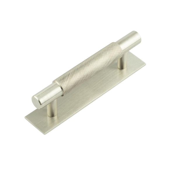 Hoxton, Hoxton Hoxton Taplow Cabinet Handles 96mm Ctrs Plain Backplate, Cabinet Hardware, Cabinet Pull Handles