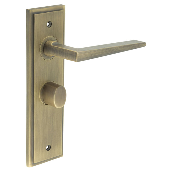 Burlington, Burlington Mayfair Door Handle Bathroom Backplate & Turn & Release -Inner 2, Door Handles, Bathroom Backplate  & Turn & Release 2