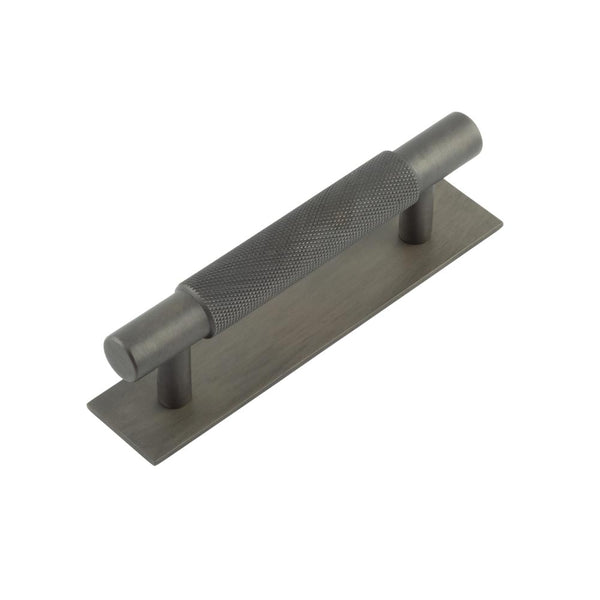 Hoxton, Hoxton Hoxton Taplow Cabinet Handles 96mm Ctrs Plain Backplate, Cabinet Hardware, Cabinet Pull Handles