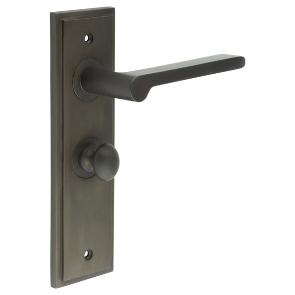 Burlington, Burlington Fitzrovia Door Handle Bathroom Backplate & Turn & Release -Inner 1, Door Handles, Bathroom Backplate  & Turn & Release 1, Burlington Fitzrovia Door Handle Bathroom Backplate  & Turn & Release 1