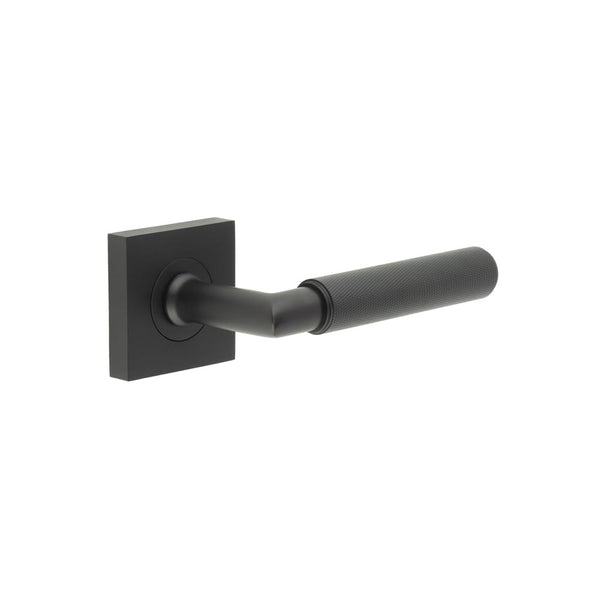 Burlington, Burlington Piccadilly Door Handle with Square Plain Rose, Door Handles, Lever On Rose, Lever On Square Rose