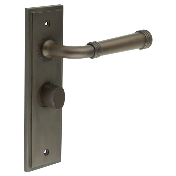 Burlington, Burlington Highgate Door Handle Bathroom Backplate & Turn & Release -Inner 2, Door Handles, Bathroom Backplate  & Turn & Release 2, Burlington Highgate Door Handle Bathroom Backplate  & Turn & Release 2