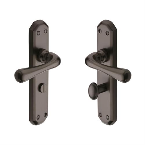 Charlbury Door Handle on Plate by M Marcus - Heritage Brass