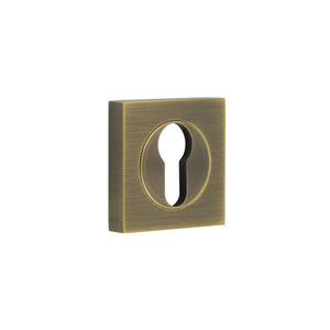 Burlington, Burlington Euro Profile Escutcheons with Square Plain Rose, Escutcheons, Burlington Euro Profile Escutcheons Square Plain Rose, Euro Profile Escutcheons Square Plain Rose