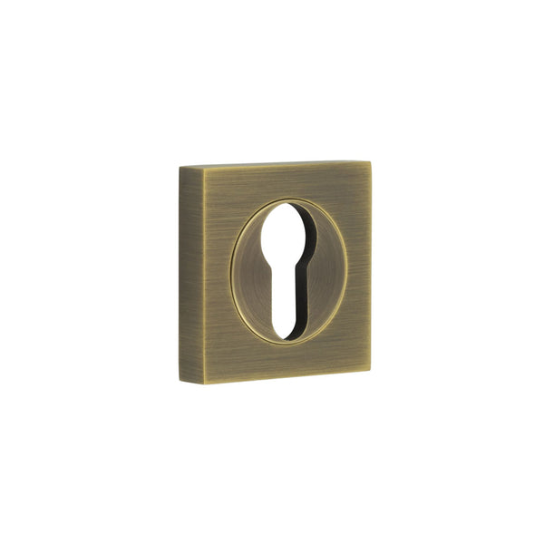 Burlington, Burlington Euro Profile Escutcheons with Square Plain Rose, Escutcheons, Burlington Euro Profile Escutcheons Square Plain Rose, Euro Profile Escutcheons Square Plain Rose