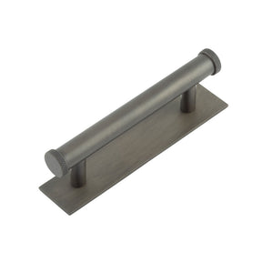 Hoxton, Hoxton Hoxton Wenlock Cabinet Handles 96mm Ctrs Plain Backplate, Cabinet Hardware, Cabinet Pull Handles