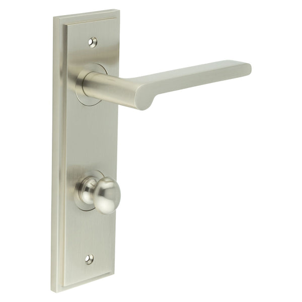 Burlington, Burlington Fitzrovia Door Handle Din Bathroom Backplate & Turn & Release -Inner 1, Door Handles, Burlington Fitzrovia Door Handle Din Bathroom Backplate  & Turn & Release 1, Din Bathroom Backplate  & Turn & Release 1