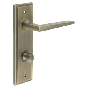 Burlington, Burlington Mayfair Door Handle Din Bathroom Backplate & Turn & Release -Inner 1, Door Handles, Burlington Mayfair Door Handle Din Bathroom Backplate  & Turn & Release 1, Din Bathroom Backplate  & Turn & Release 1