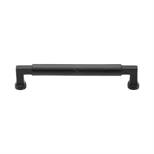 Matt Black Iron Bauhaus Cabinet Pull Handle by M Marcus - Heritage Brass